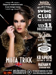 ELECTRO SWING CLUB DE PARIS – KID SUPREME (FR) – MISTA TRICK (UK) – NATHAN M (BE)